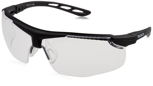 TRUSCO(トラスコ) 二眼型セーフティグラス (フィットタイプ) TSG-9171BK x 20 個【ケース販売】