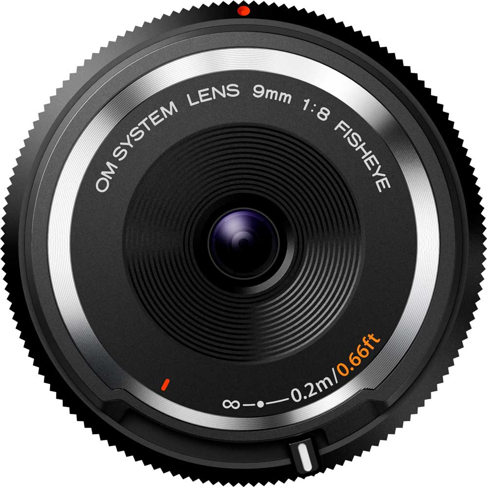 OM SYSTEM BCL-0980BLK_OM フィッシュアイボディーキャップレンズ「BCL-0980」（ブラック） BCL0980BLKOM