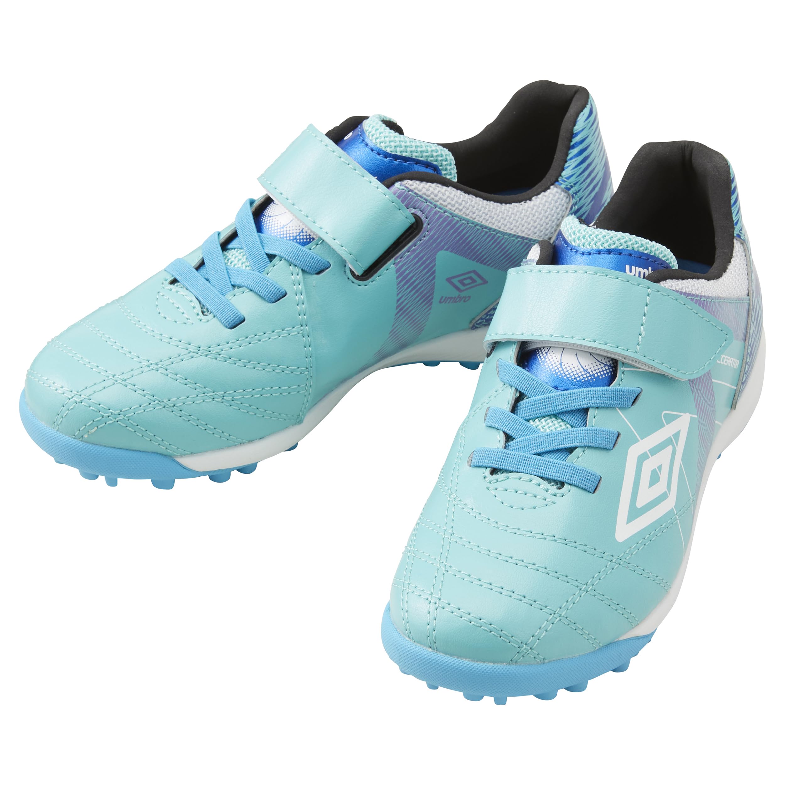 アンブロ トレーニングシューズ サッカー 運動靴 アクセレイタ JR Wide ワイド 屈曲性 クッション性 反発性 通学 ジュニア キッズ 子供 EMEM(UF5SFCT8J) 16.0 cm