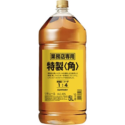 ⭐️最安値早い者勝ち⭐️サントリー 特製〈角〉 5L 業務用 Qoo10] サントリー メガ割適用で38,999円！業務用 角瓶