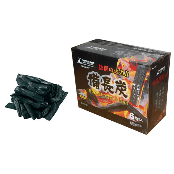 キャプテンスタッグ UJ-507 備長炭 6kg入 UJ507キヤプテンスタツグ 5,681円