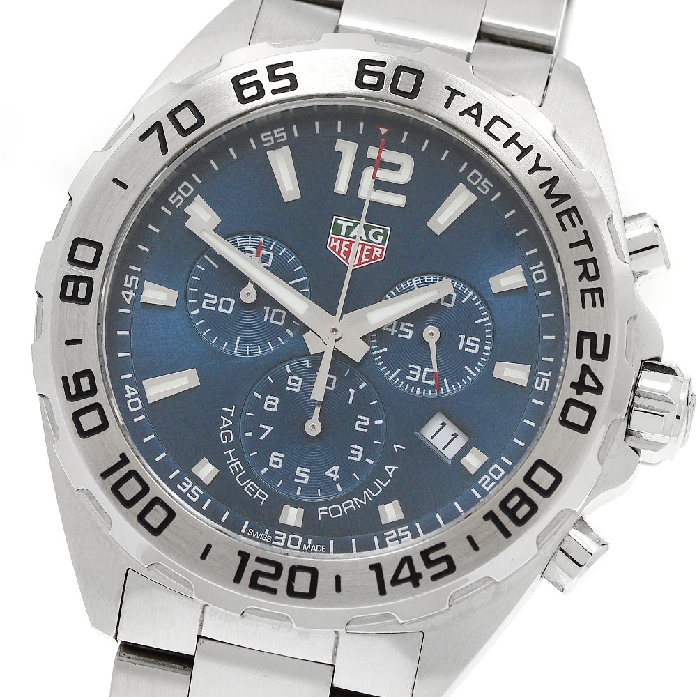 タグホイヤー TAG HEUER CAZ101K フォーミュラ1 デイト クロノグラフ クォーツ メンズ 良品 _952574【中古】