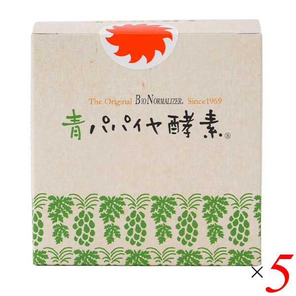 三旺インターナショナル 青パパイヤ酵素 90g（3g×30包） 5個セット