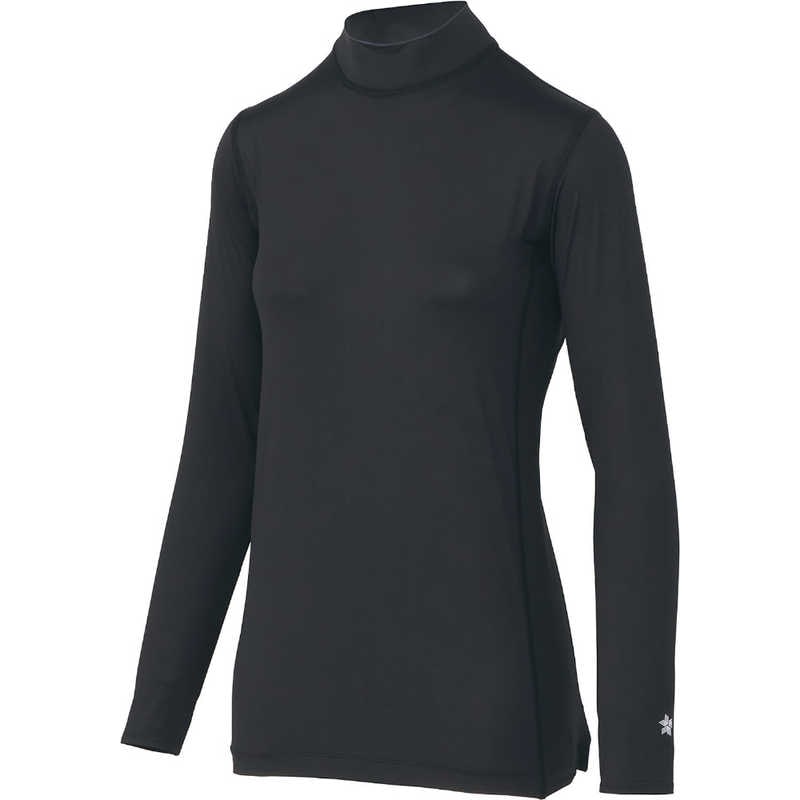 ゴールドウィン　シースリーフィット クーリングモックネックロングスリーブ ［レディース /Lサイズ］ ブラック (返品交換不可)　GCW65100