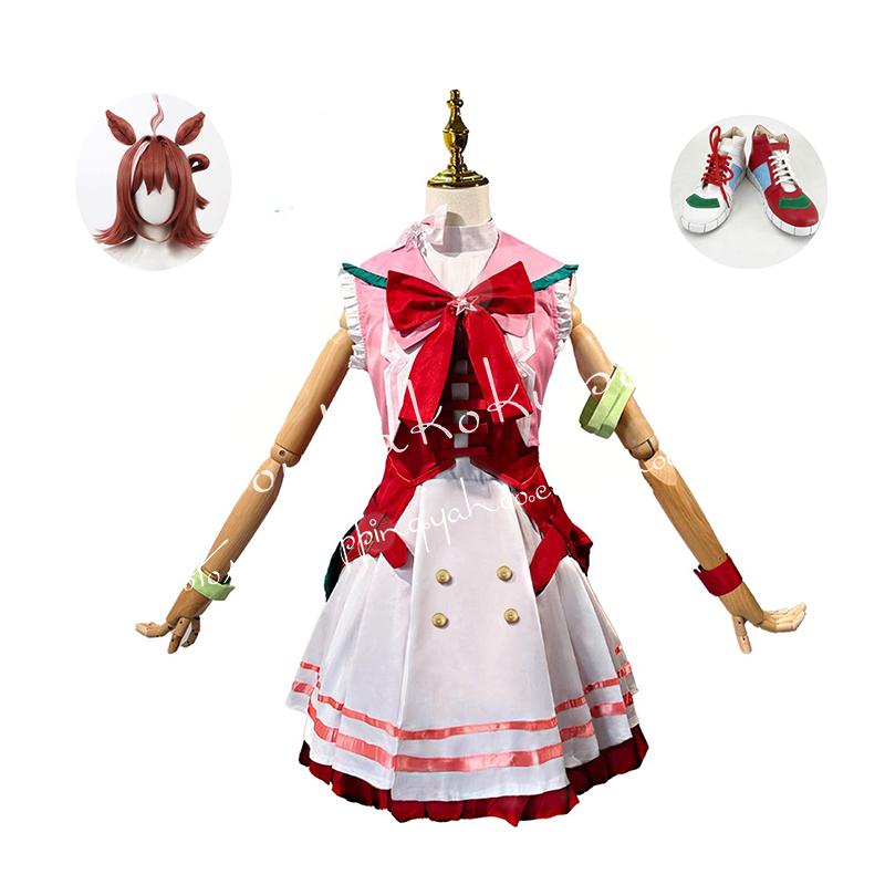 ウマ娘 プリティーダービー ラインクラフト Rhein Kraft 勝負服 コスプレ衣装 日常服 イベント コスチューム 変装活動 仮装 学園祭 撮影 祭り