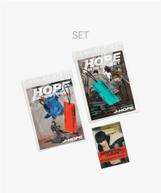 [正品] BTS - j-hope HOPE ON THE STREET VOL.1 (Set) + HOPE ON THE STREET VOL.1(Weverse Album)Set