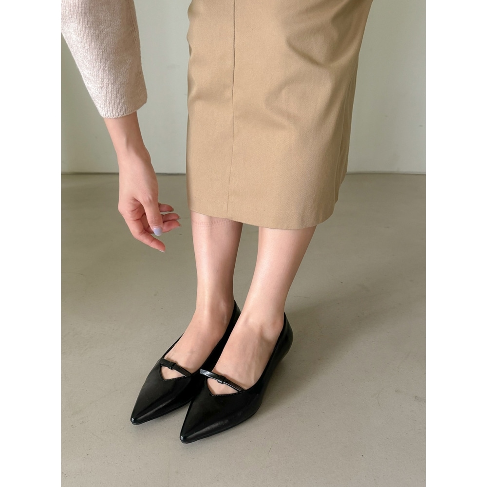 FICCE メリージェーンリボンローファー Fi31241 3cm