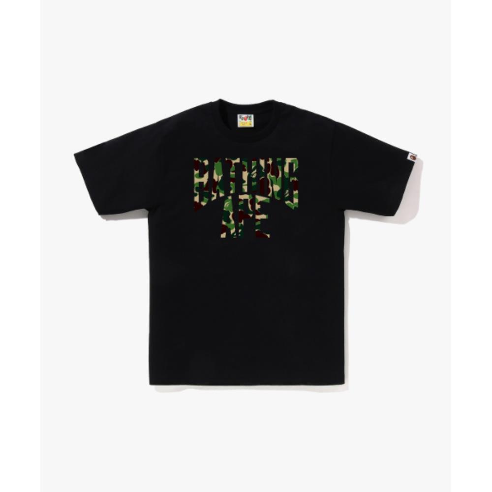 BAPE ABC CAMO NYC LOGO T-SHIRT M BLACKGREEN 001TEL301011