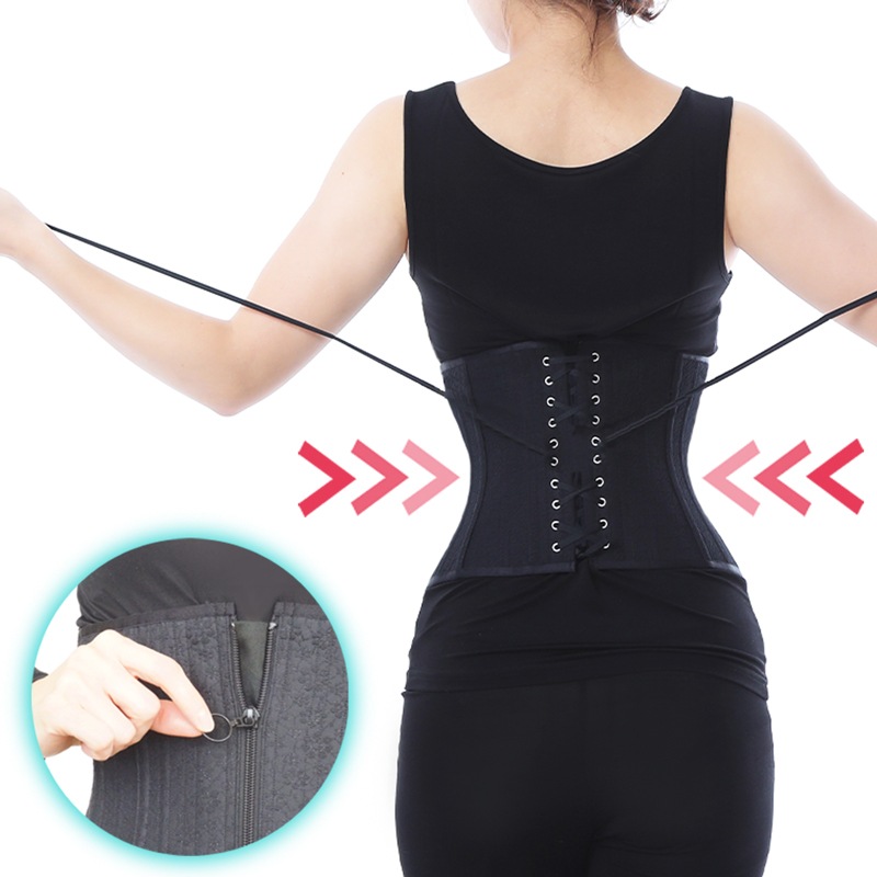 引っ張るだけでくびれ！着脱簡単コルセット