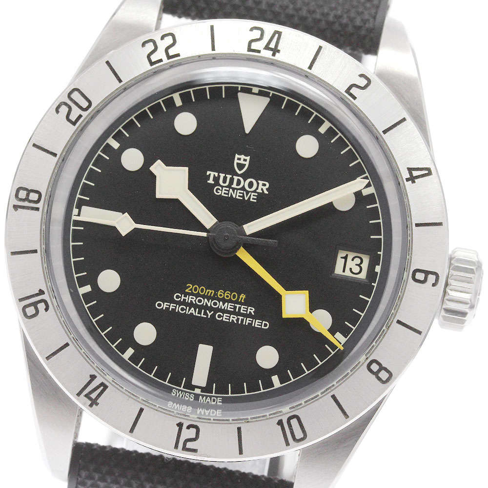 チュードル TUDOR 79470 ブラックベイ プロ GMT デイト 自動巻き メンズ 箱・保証書付き_840830【中古】