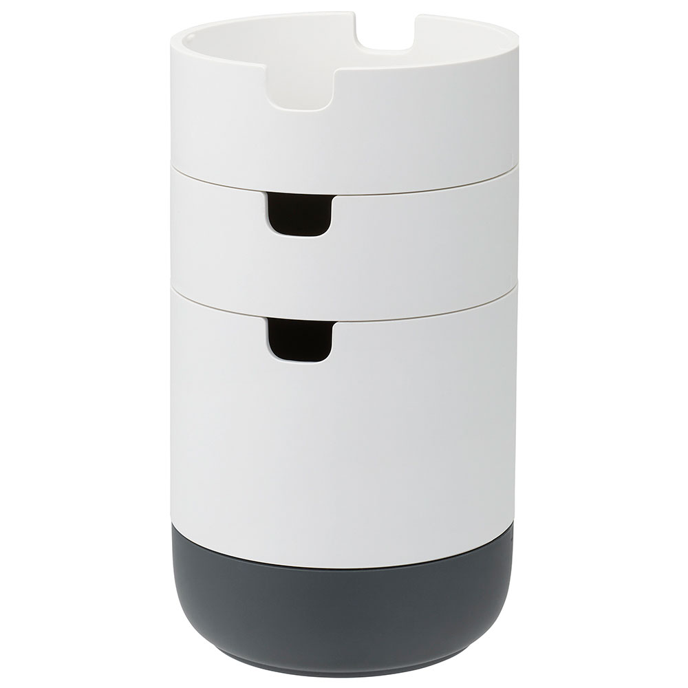 （まとめ買い）CAPOTTO コマモノデスクオーガナイザー ネイビー CPT-ON101NV [x3]