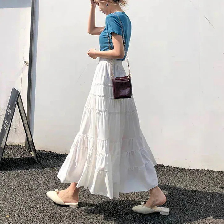 出荷が早いマキシスカートタイトスカート マキシスカート フレアスカート カジュアル おしゃれ レトロ 流行りプリーツお肌に優しい シンプル ドレープ