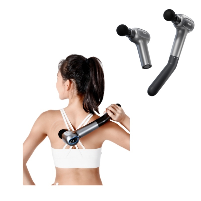 新型筋膜リリース ガン 取り外し延長ハンドルマッサージガンボディケア4種類ヘッド付き マッサージャー器 ハンディマッサージャー肩こり セルフケアマッサージ機 軽量 5＋AI段階 首 肩ふくらはぎ 背中