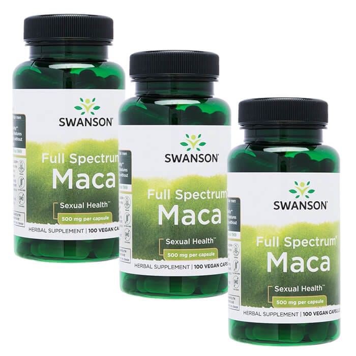 マカ 500mg 100カプセル 3本セット Maca 海外直送日時指定不可 国際書留郵便