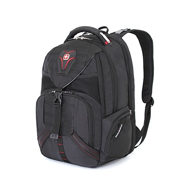 Swiss Gear SA5892 Black TSA Friendly ScanSmart Laptop Backpack - Fits Most 15 Inch Laptops and Table