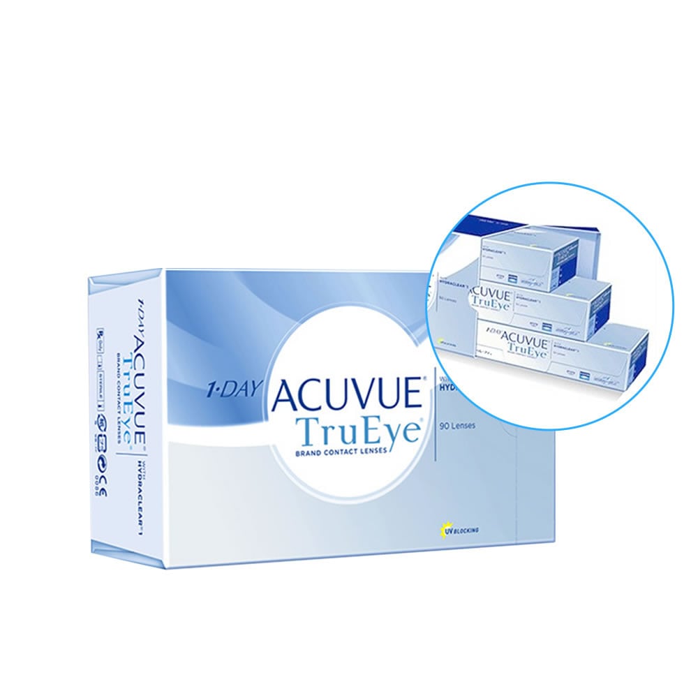 処方箋不要 ワンデーアキュビュー トゥルーアイ90枚 (1箱)メーカー正規品