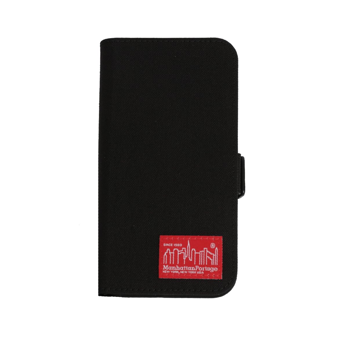 マンハッタンポーテージ(Manhattan Portage) CORDURA NYLON Book Type Case ブラック iPhone 13 iP13-CD-BOOK 手帳型