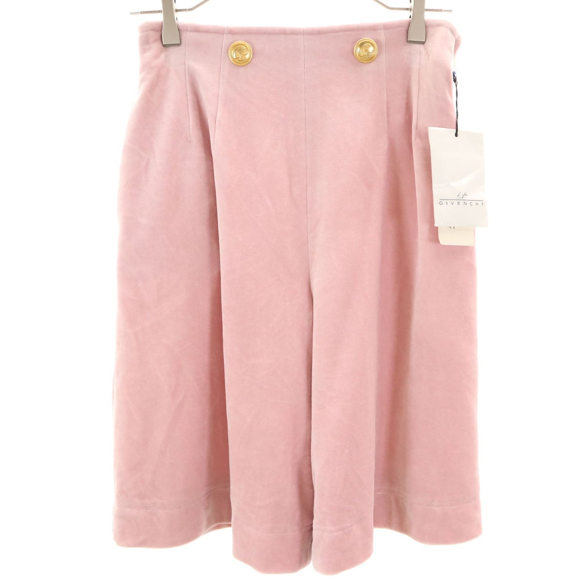 90s 未使用 日本製 オールド ベロア ショートパンツ 9 ピンク LIFE タグ付き レディース 古着