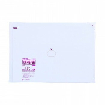 ジャパックス LD規格袋厚口 厚み0.080mm No.19 透明 50枚x5冊x2箱 L819