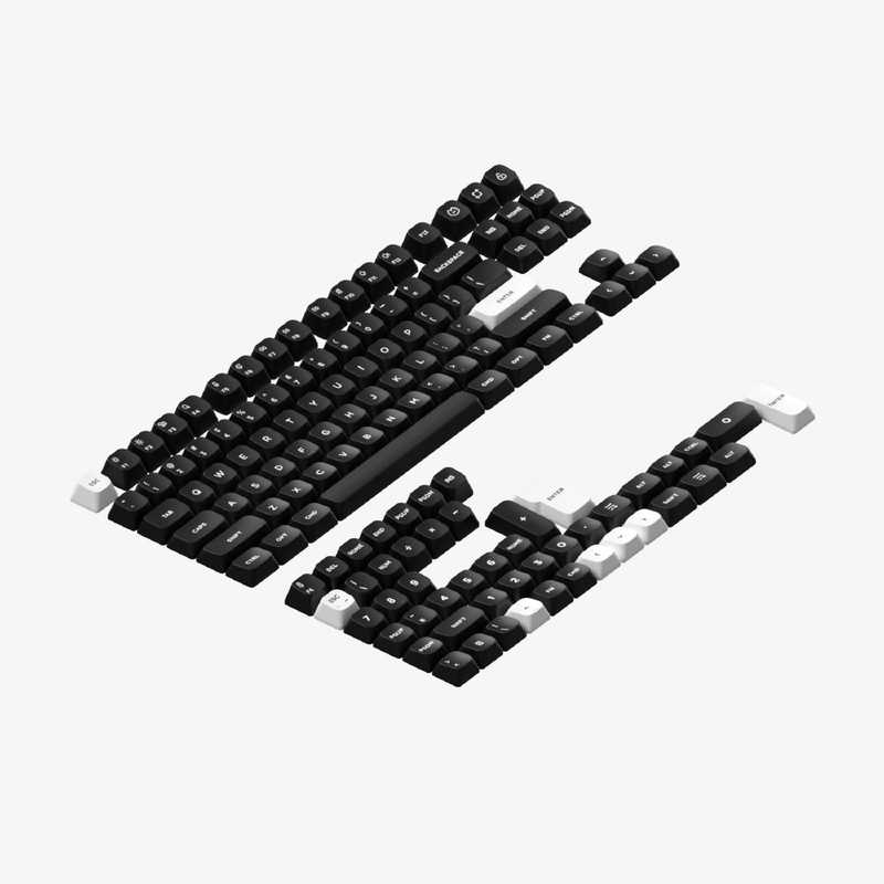 NUPHY　キーキャップ Nuphy Obsidian Black　g80kcb