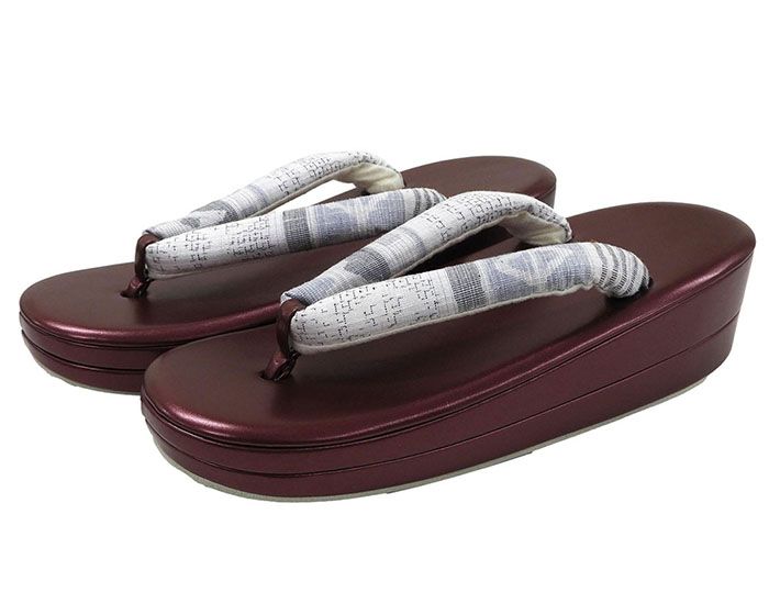 草履 レディース フリーサイズ 結城紬 ぞうり 履物 フリー 二枚芯 着物 新品 n5478