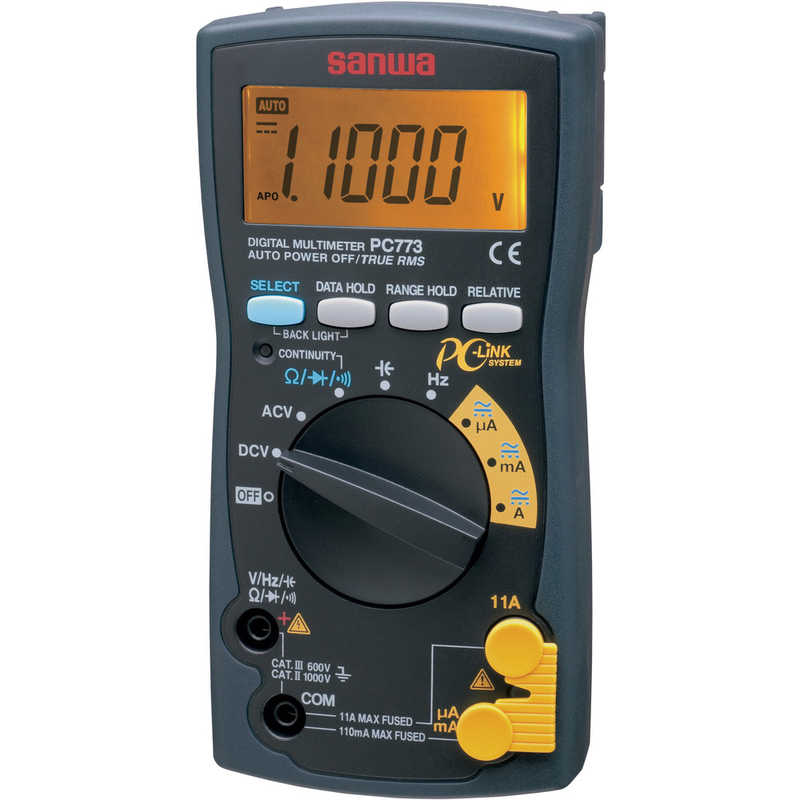 三和電気計器　SANWAデジタルマルチメｰタパソコン接続型 　PC773