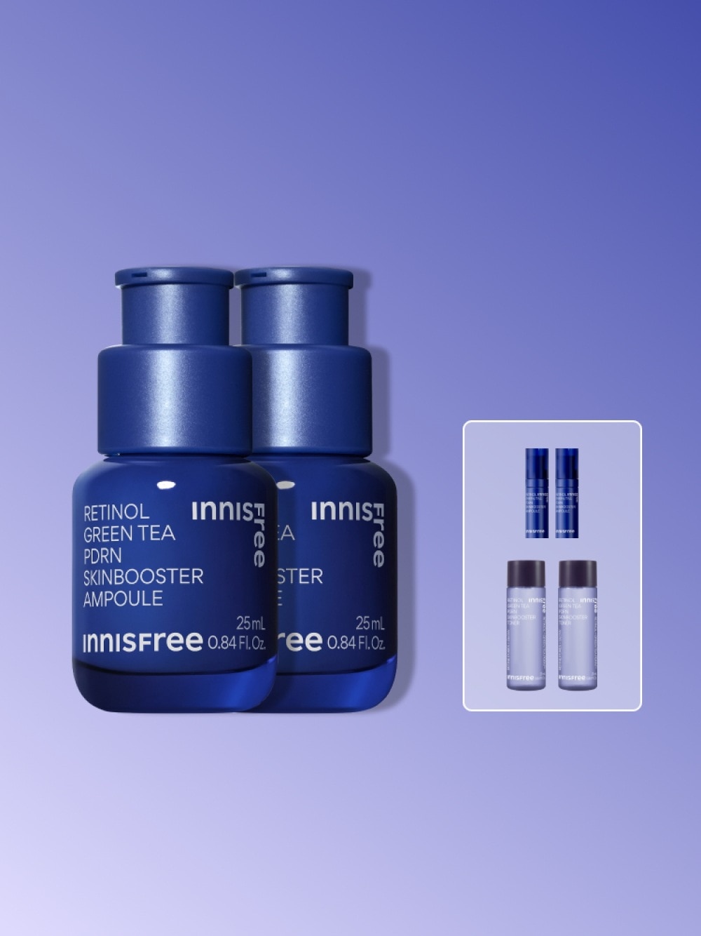 [25mL×2] 敏感肌用 レチノールPDRN スキンブースター アンプル セット (50mL)