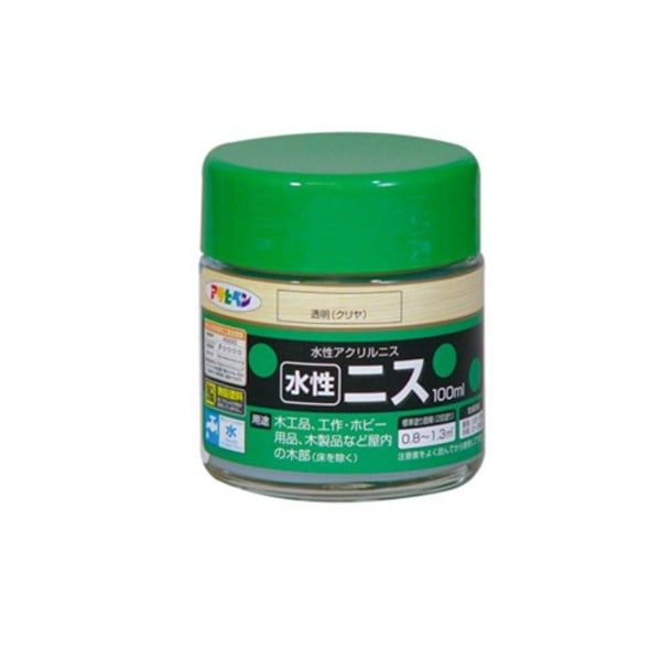 水性ニス 透明(クリヤ) 100ML(5個セット)