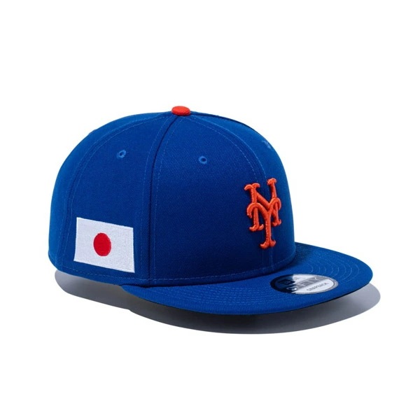NEWERA ニューエラ 9FIFTY MLB Japan Flag ニューヨーク・メッツ ライトロイヤル キャップ 帽子 スナップバック サイズ調節可能 小物 送料無料 国内正規品 正規取扱