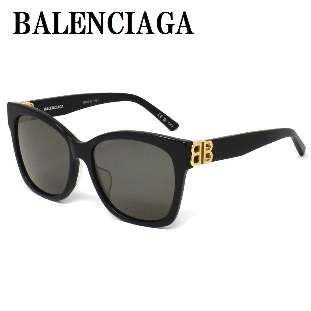 国内正規品 BB0102SA 001 57mm サングラス アジアンフィット アイウェア メガネ 眼鏡 UVカット 紫外線カット グレー ブラックサングラス