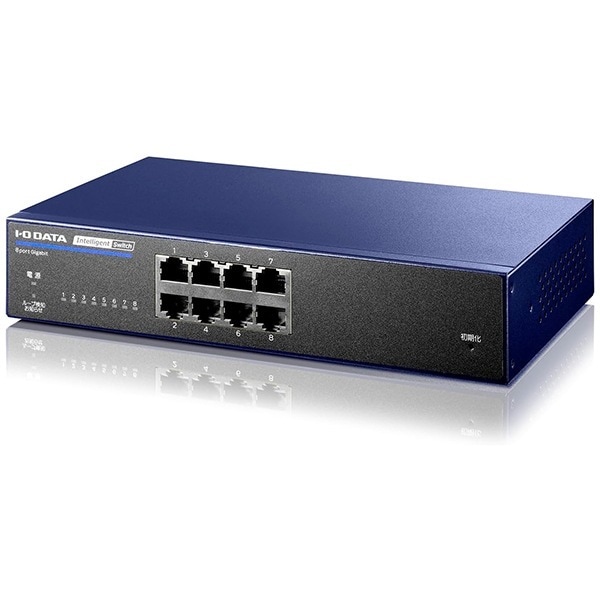 BSH-G08MB IEEE802.1X認証対応L2インテリジェントスイッチ 8ポート ミレニアム群青 12,616円