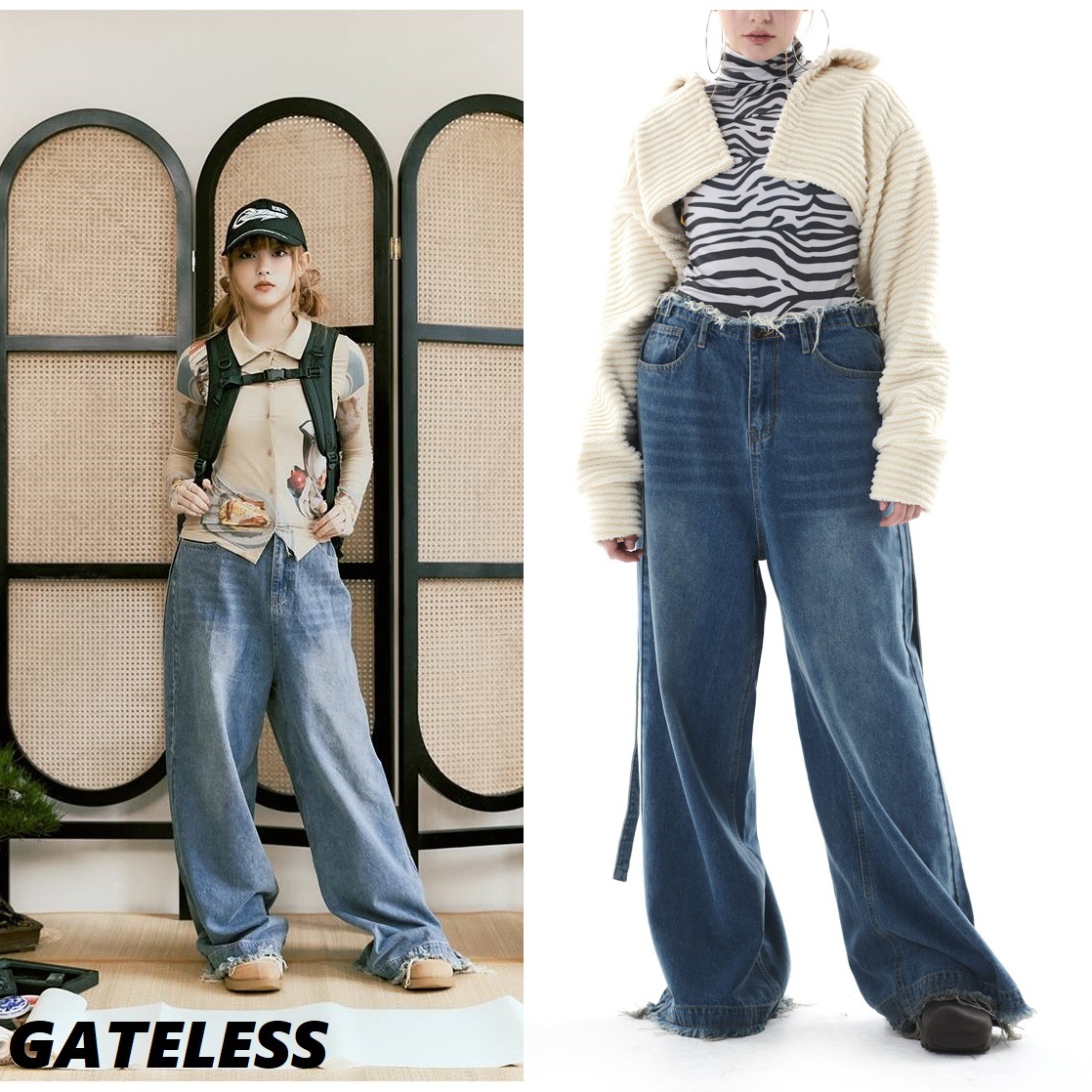 [GATELESS] [NEWJEANS HAERIN 着用] FANCY DENIM