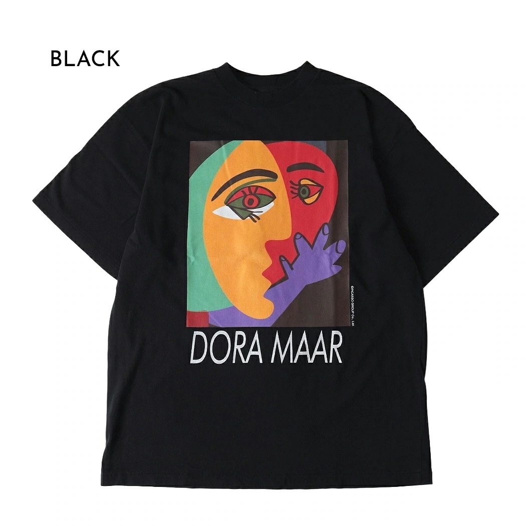 NOT OEM ノット オーイーエム ピカソ ドラ マール Tシャツ Picasso DORA MAAR Tee BLACK TEE ( メンズ レディース 紫 黒 カットソー NOT-5