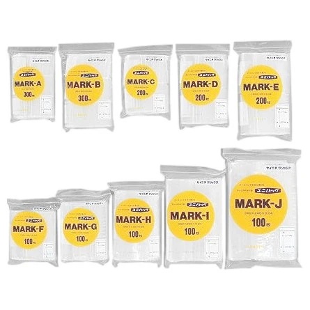 ユニパック　マーク　MARK-D　120×85×0.04mm　100枚×90袋ケース販売お得用【メーカー直送】