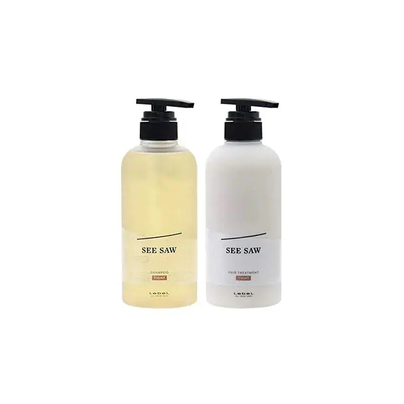 即納ルベル セット品SEE/SAW（シーソー）ヘア＆スキャルプシャンプーT × ヘアトリートメントT 500ml/500g 2個アソート