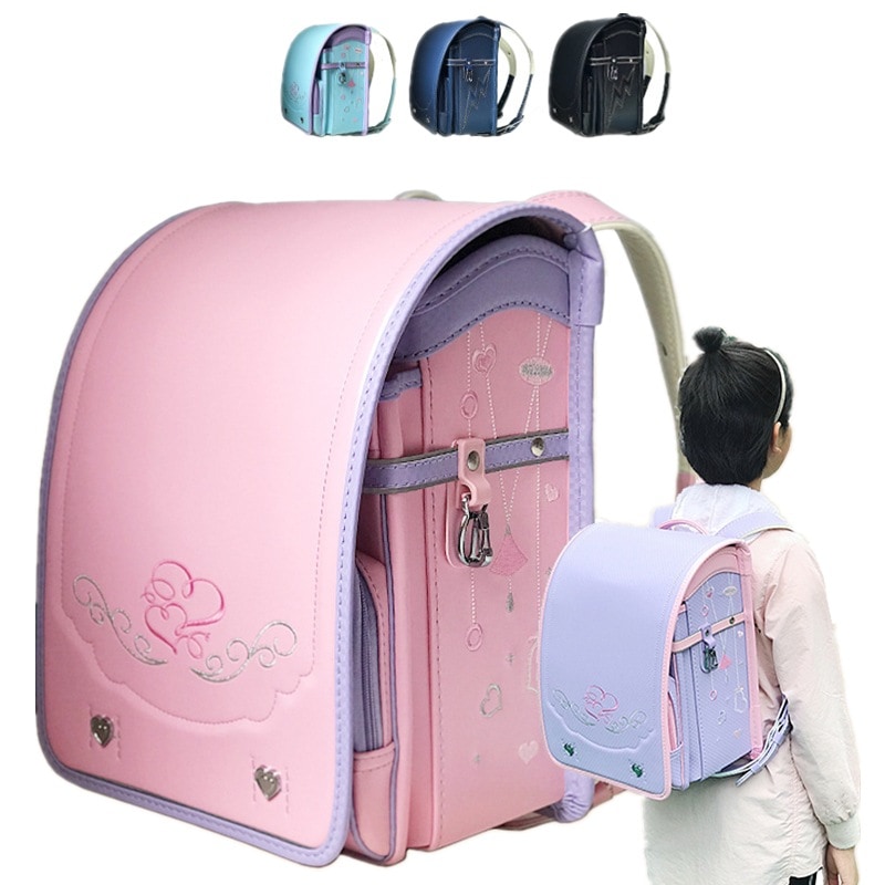 ランドセル 女の子 男の子 刺繍 無地 通学バッグ 小学生 おしゃれ プレゼント 軽い