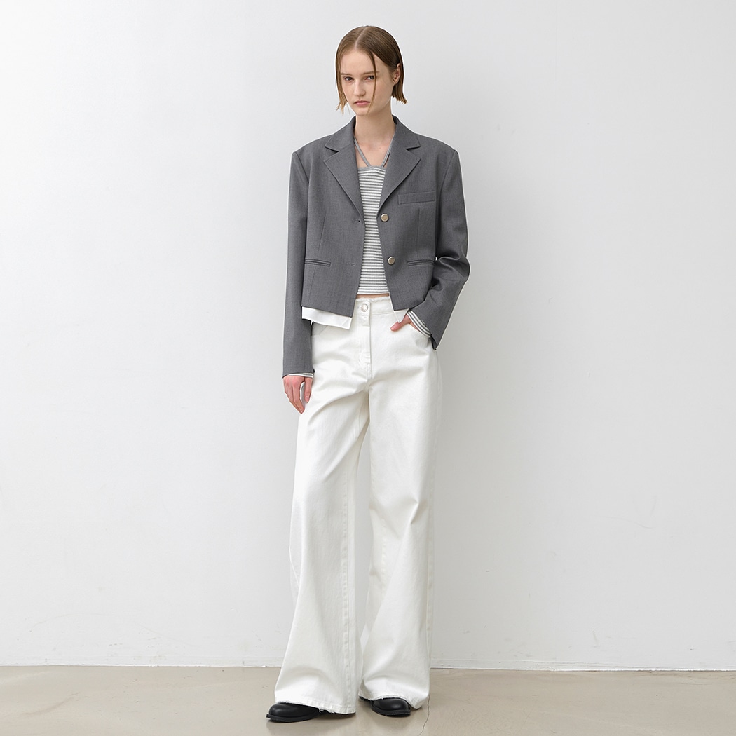 (JK-3008)LAYERED LINING JACKET