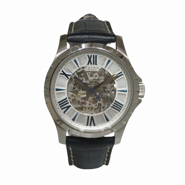 フルボデザイン F5021 自動巻 Furbo design スケルトン 3針 腕時計 【中古】