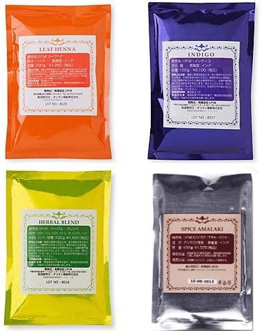 I.P.Mヘナケアー基本の４点セット (各100g)