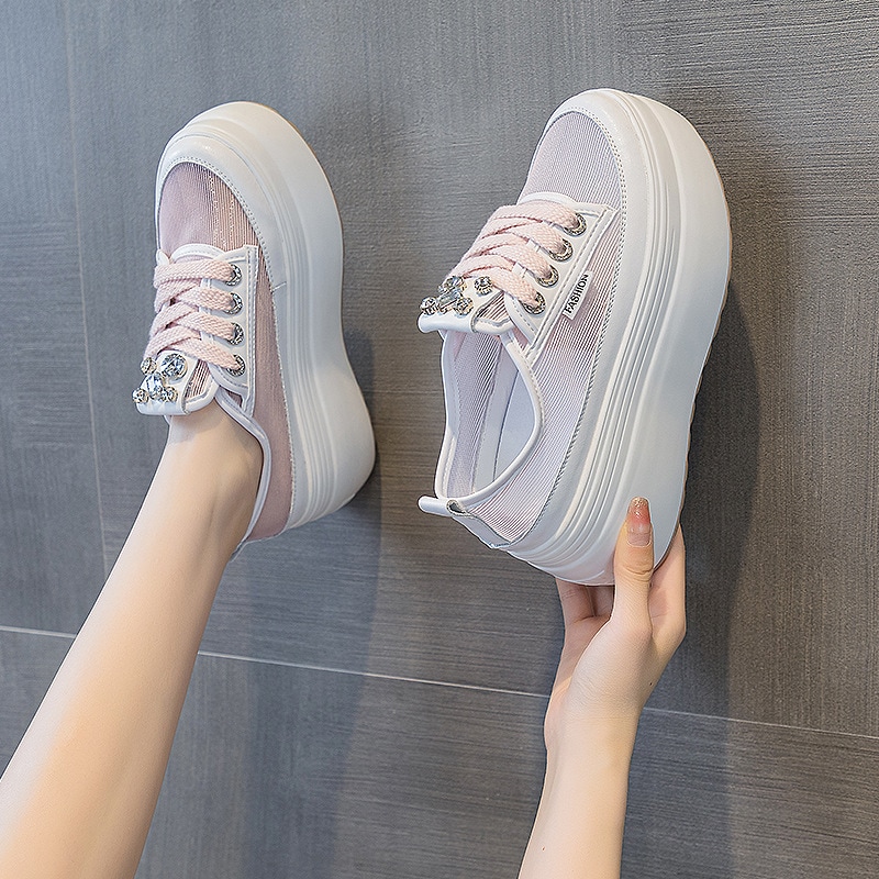 2024夏靴の日透明薄靴厚底8号共通給水時間増加