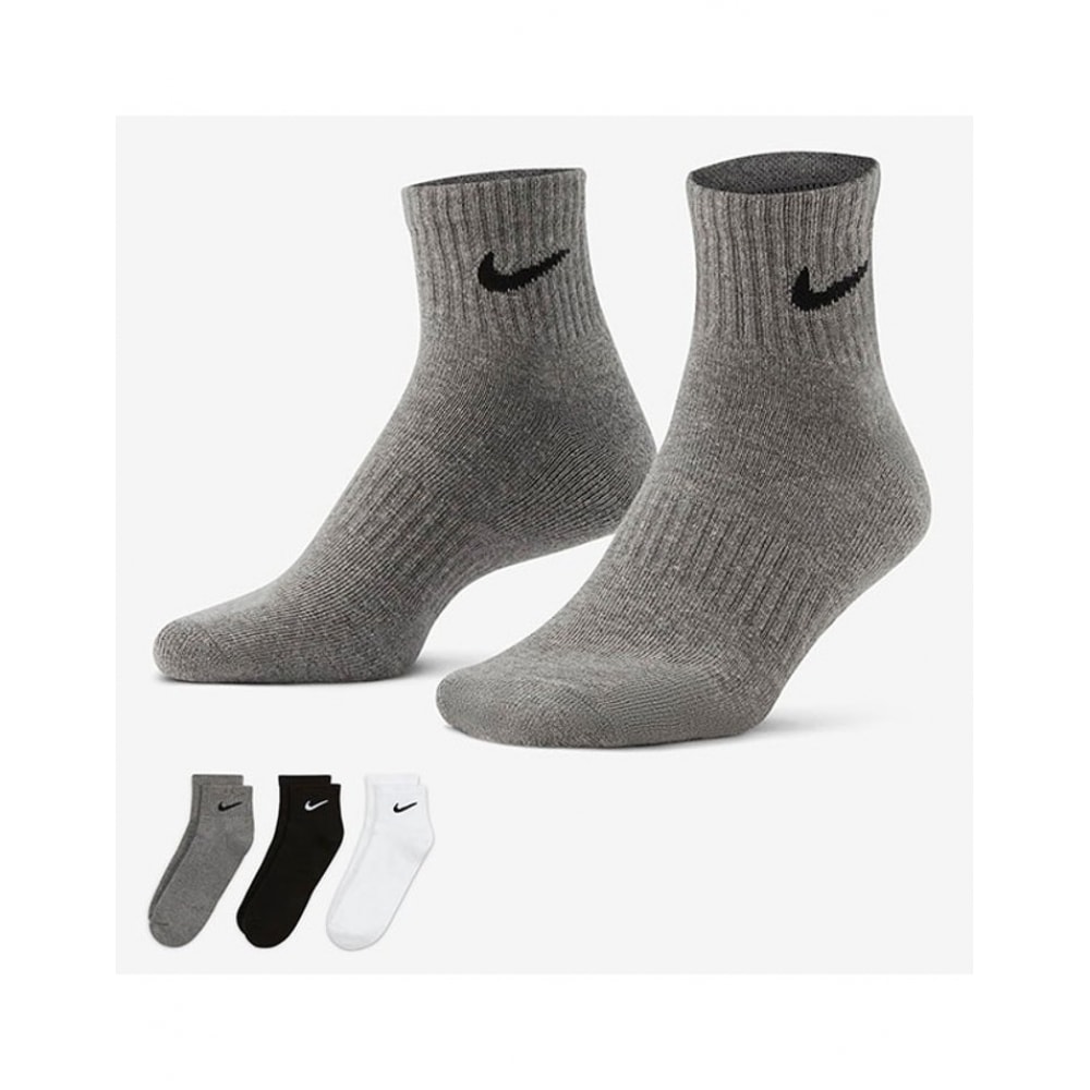 ナイキソックスエブリデイクッショントレーニングアンクルソックス 3 ペア SX7667-964 S2306