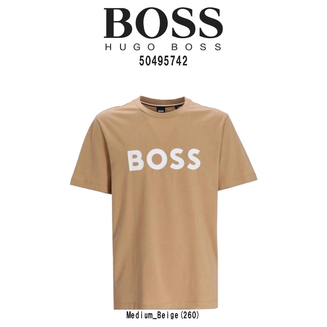 HUGO BOSS Tシャツ クルーネック コットン ロゴ 半袖 ロゴT 定番 運動 ジム トレーニング スポーツ ランニング メンズ 50495742