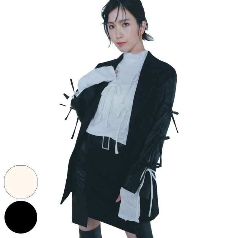 【2カラー】リボン スイッチング スカート 224560065