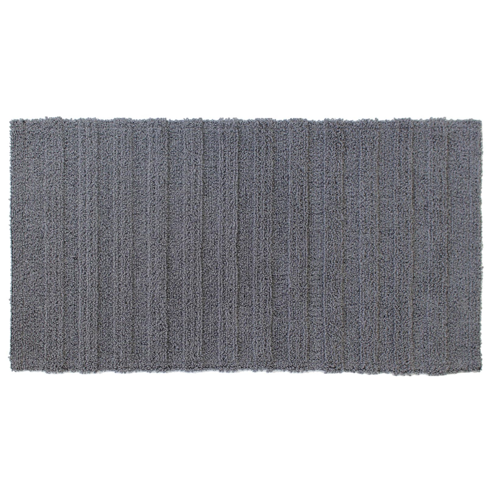 オカ(OKA) 乾度良好 カララカせんめんマット 約50×90cm グレー (吸水 速乾 抗菌 防臭 乾燥機可 洗面マット プリス PLYS 足ふきマット バスマット)