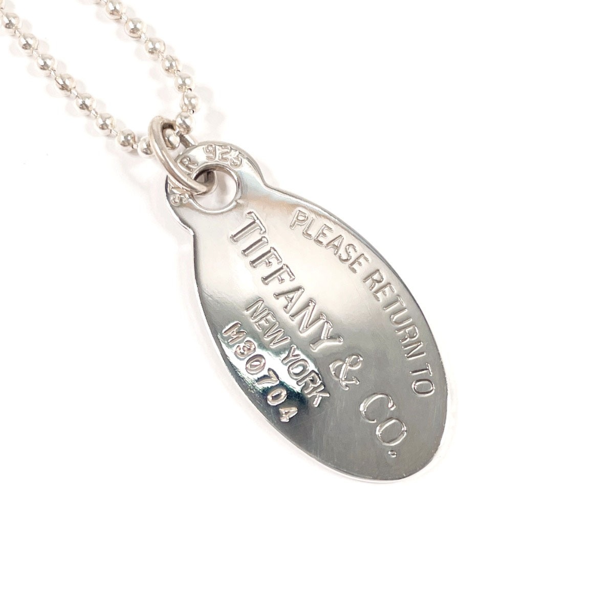 オーバルタグ リターントゥ ネックレス シルバー シルバー925 ユニセックス