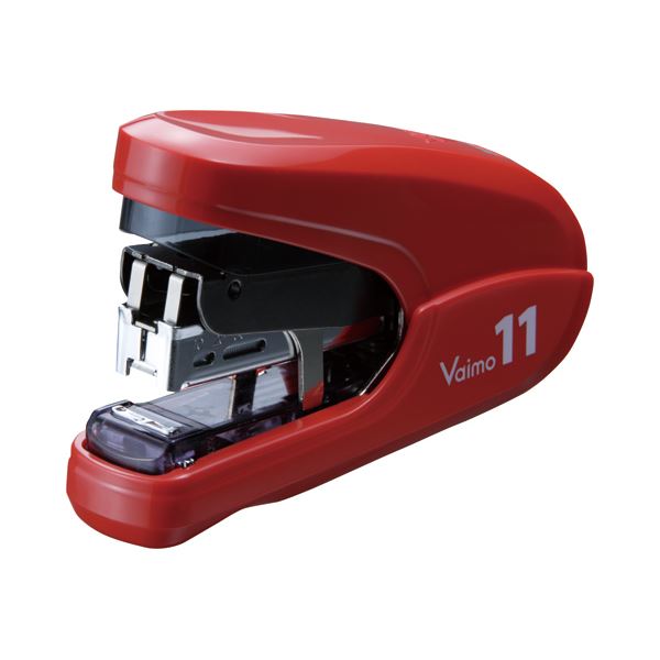 (まとめ) マックス バイモ11フラット 40枚とじレッド HD-11FLK／R 1個 (×10セット)