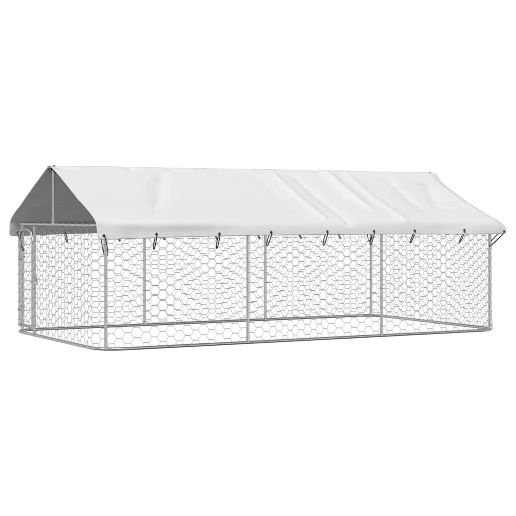 屋外用犬小屋 屋根付き 400x200x150cm