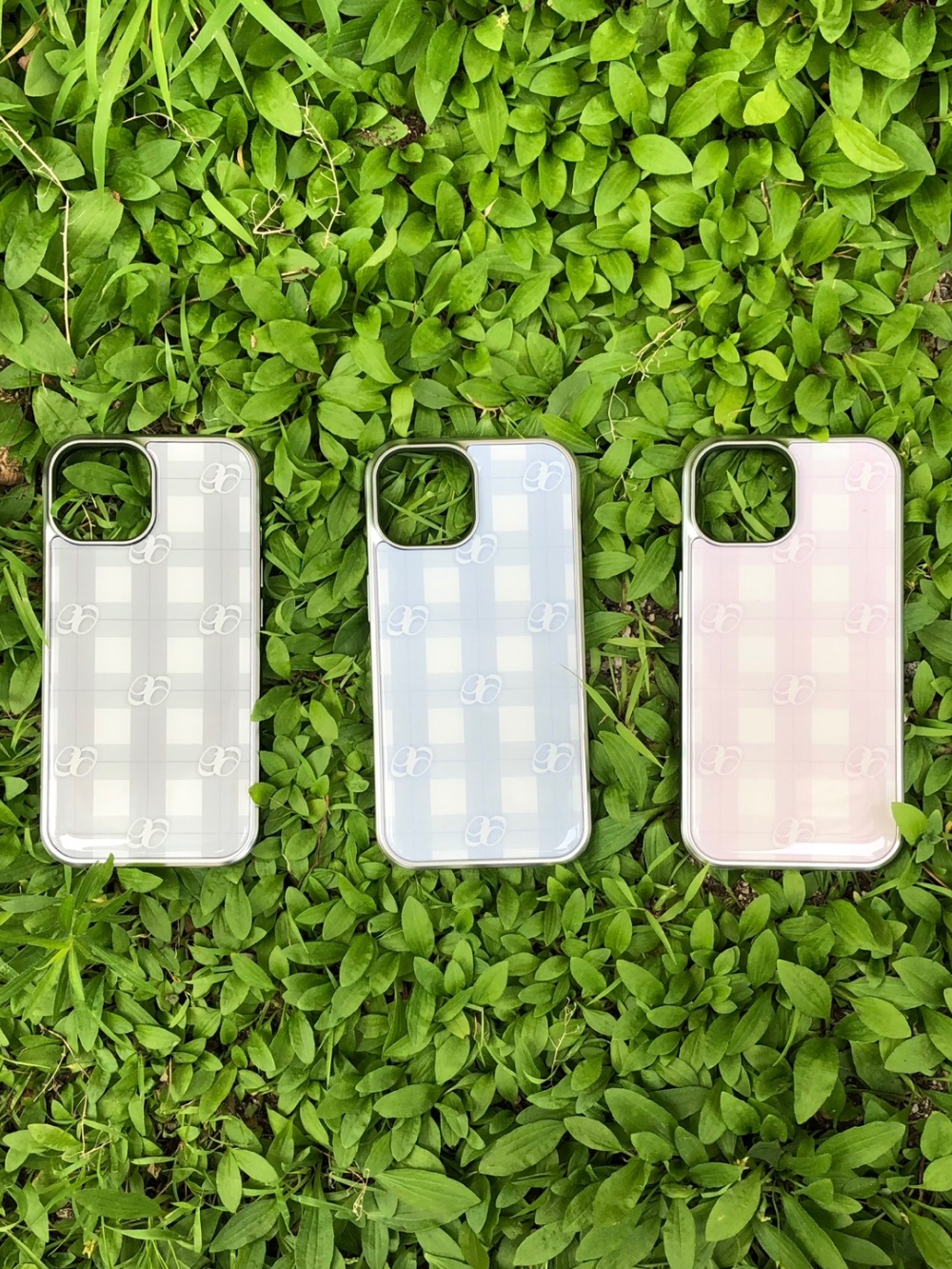 CHECK SILVER EPOXY CASE