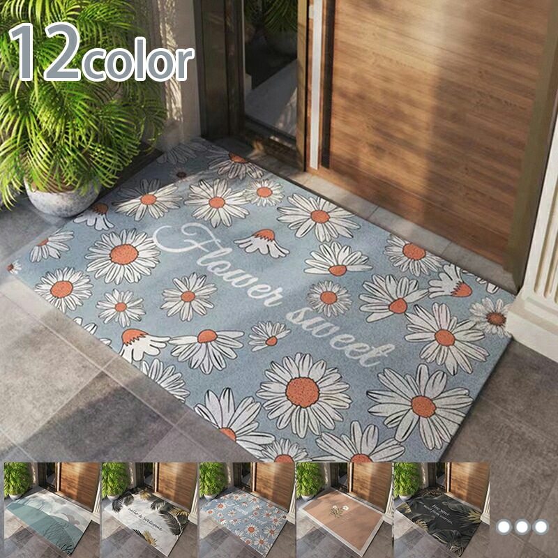 玄関 マット 泥落とし 滑り止め 屋外用 屋内 店舗 お店用 店舗用 玄関マット 便利 カラー WELCOMEマット ラバーマット ウェルカムマット ドアマット 屋外 雨 ウエルカムマット