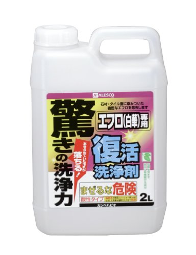 カンペハピオ 清掃用 復活洗浄剤 エフロ(白華)用 2L 石材・タイル 汚れ落とし 日本製